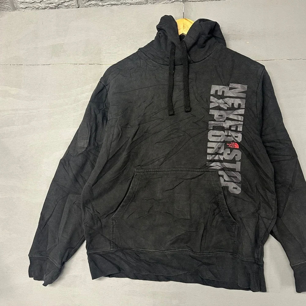 The‎ North Face Mens Never Stop Exploring Graphic Hoodie Black Pullover Large
